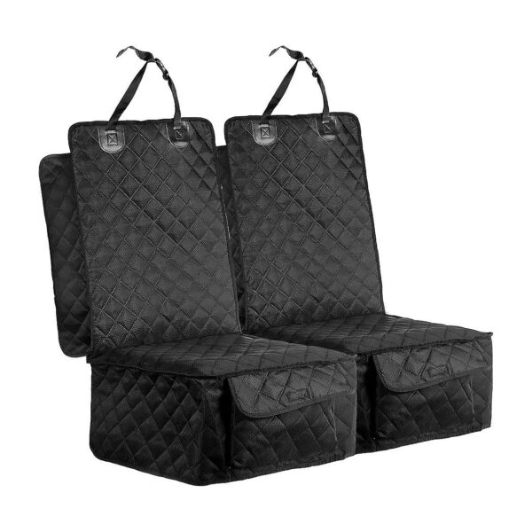 2-Pack Front Seat Pet Covers for Standard Vehicles, Trucks, and SUVs