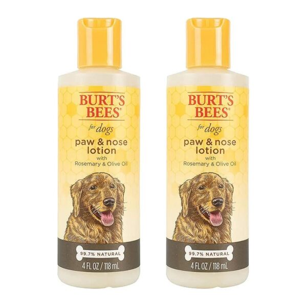 2 Pack Natural Paw and Nose Lotion for Dogs with Natural Ingredients