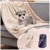 2 Pack Polyester Dog Blanket for Pets Cat Furniture Protector Soft Warm Throw