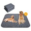 2 Pack Reusable Dog Pee Pads with Great Absorption for Comfort and Convenience