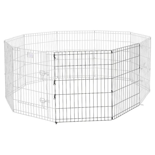 2-Panel Extension Kit for 30-Inch Metal Dog Pens with Guaranteed 1-Year Warranty