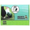 2-Ply Green Animal Waste Bags for Big Dogs