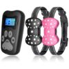 2 Receiver Dog Training Collar with Shock Vibration Modes and 3000ft Remote Range