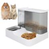 2-in-1 Automatic Pet Feeder and Water Dispenser for Small to Medium Indoor Dogs and Cats