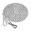 20 Foot Stainless Steel Pet Tie Out Chain with Rotatable Buckle for Camping Hiking