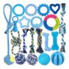 20-Piece Puppy Toy Bundle with Soft and Safe Teething Toys for Small Dogs and Puppies