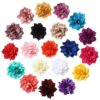 20 Pieces Pet Flower Bow Ties for Dogs - Coordinating Collar Charms in Various Colors