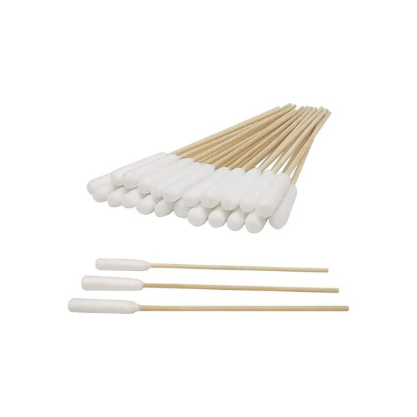 200pcs Long Cotton Swabs for Medium and Large Pets Ears