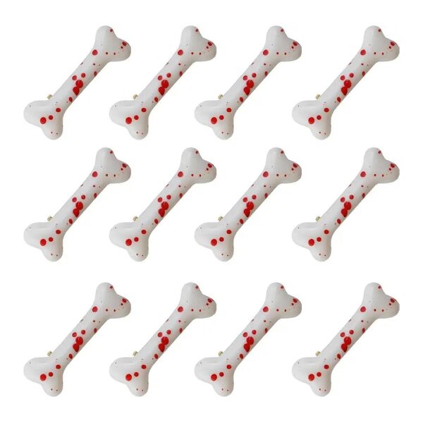 20PCS Red and White Hair Accessories for Halloween Costume Parties