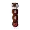 21 Inch Long Soft Plush Caterpillar Dog Toy with Squeakers and Football Stitching Design