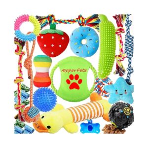 23 Pack Puppy Teething Toys for Healthy Chewing Habits and Stress Relief