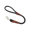 24 Inch Leash for Medium Large Dogs - Short Dog Leash with Classic Colors and Nylon Rope