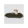 24" x 18" Small Dog Crate Bed with Plush Faux Fur and Non-Slip Bottom