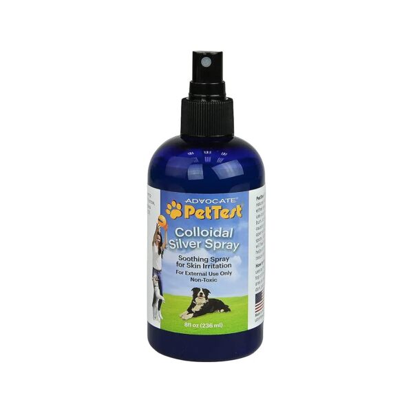 240ml Colloidal Silver Spray Antibiotic Solution for Dog Skin Issues Hot Spots Burns