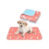 24x16 Grey and Orange Dog Training Pads for Small Breed Pets