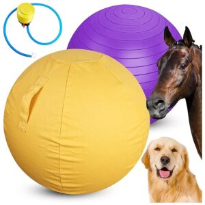 25 Purple Ball for Dogs and Horses with High-Quality Construction for Enhanced Play