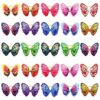 25Pcs Butterfly Shaped Pet Hair Accessories with Comfortable Rubber Bands