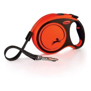 26 Foot Long Extra Strong Tape Retractable Leash with Protective Belt