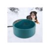 2L Capacity Winter Heated Water Bowl for Dogs Cats Chickens and Wildlife