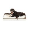 3 Inch Thick Memory Foam Dog Bed with Faux Suede Lining for Comfort and Durability