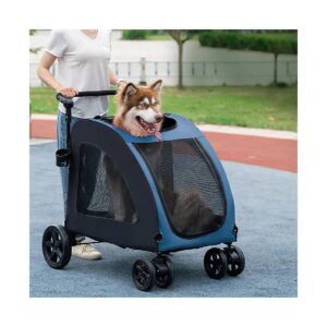 3 Large Dogs, Extra Large Pet Carrier with Adjustable Handle