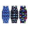 3-Pack Male Dog Diapers with Cute Designs for Multiple Pet Homes