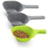 3 Pack Pet Food Scoop with 1 Cup Capacity for Easy and Precise Feeding