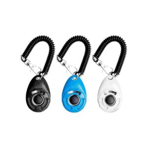 3 Pack Pet Training Clicker with Wrist Strap for Dogs Cats and Small Animals