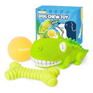 3 Pack Rubber and Latex Bouncy Ball Chew Toys for Large Dogs