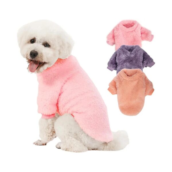 3 Pack Small Dog Sweaters for Small Breeds Winter Dog Clothes