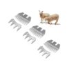 3-Pack Stainless Steel Sheep Shear Replacement Blades for Various Sheep Clippers