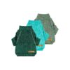 3 Pack Turtleneck Dog Winter Clothes Small Pet Apparel Dark Green Teal Olive Large