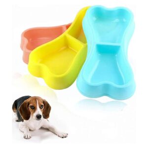 3 Piece Feeding Bowl Set for Small Animals with Smooth Surfaces