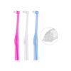 3 Piece Pack of Soft Tufted Toothbrushes for Small Pets with Mini Single Head