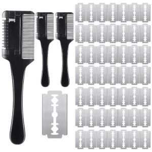 3-Piece Razor Comb Set for Cat and Dog Grooming with Efficient Trimming and Combining