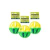 3-Piece Set of Durable Chicken Treat Dispensing Ball Toys