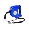 3 in 1 Automatic Dog Walking Leash with Anti-Slip Handle and Flashlight Function