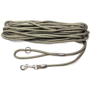 30 Foot Long Dog Training Leash with Soft Braided Nylon Material