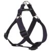 30" Girth Black Solid Plastic Step-In Harness for Medium to Large Dogs