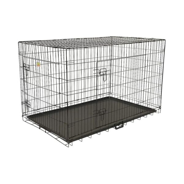 30-Inch Folding Metal Dog Crate with Divider for Crate Training