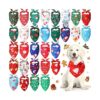 30 Pack of Christmas Dog Bandanas