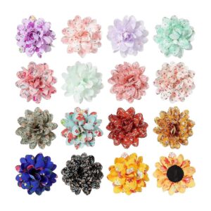 30 Pcs Multi-Color Sunflower Pet Flower Bow Ties for All Pet Sizes