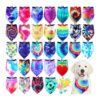 30 Pcs Rainbow Scarves for Small Medium Large Dogs, Cats, Comfortable and Stylish