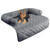 30x5-Inch Pet Furniture Protector with Memory Foam Bolster and Quilted Fabric for Safety