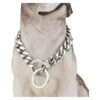 3200Lb Strength 20mm Cuban Chain Dog Collars with Stainless Steel for Large Dogs