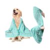 35'' x 15'' Microfiber Dog Bath Towel for Large and Small Breeds