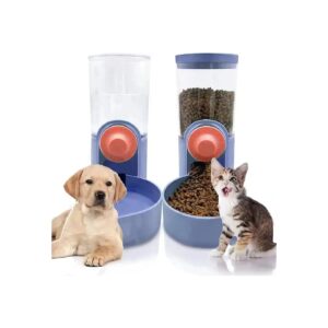 35oz Hanging Automatic Food Water Dispenser for Pet Cage Habitat Feeding and Hydration