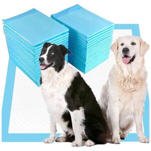 35"x35" Extra Large Dog Pee Pads with Quick Dry and Leak-Proof Design, 60 Count