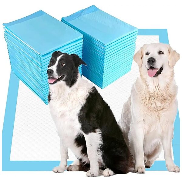 35"x35" Extra Large Dog Pee Pads with Quick Dry and Leak-Proof Design, 60 Count