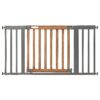 36-60 Wide Pet and Baby Safety Gate with Auto Close Walk-Thru Door and Pressure Mount